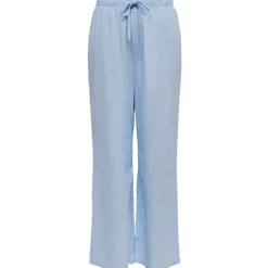 ONLY dame bukser ONLAUGUSTA - Cloud Dancer BLUE STRIPES Hot