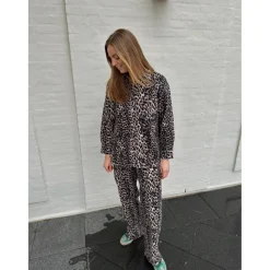 ONLY dame bukser ONLJUICY - Black Leo Discount