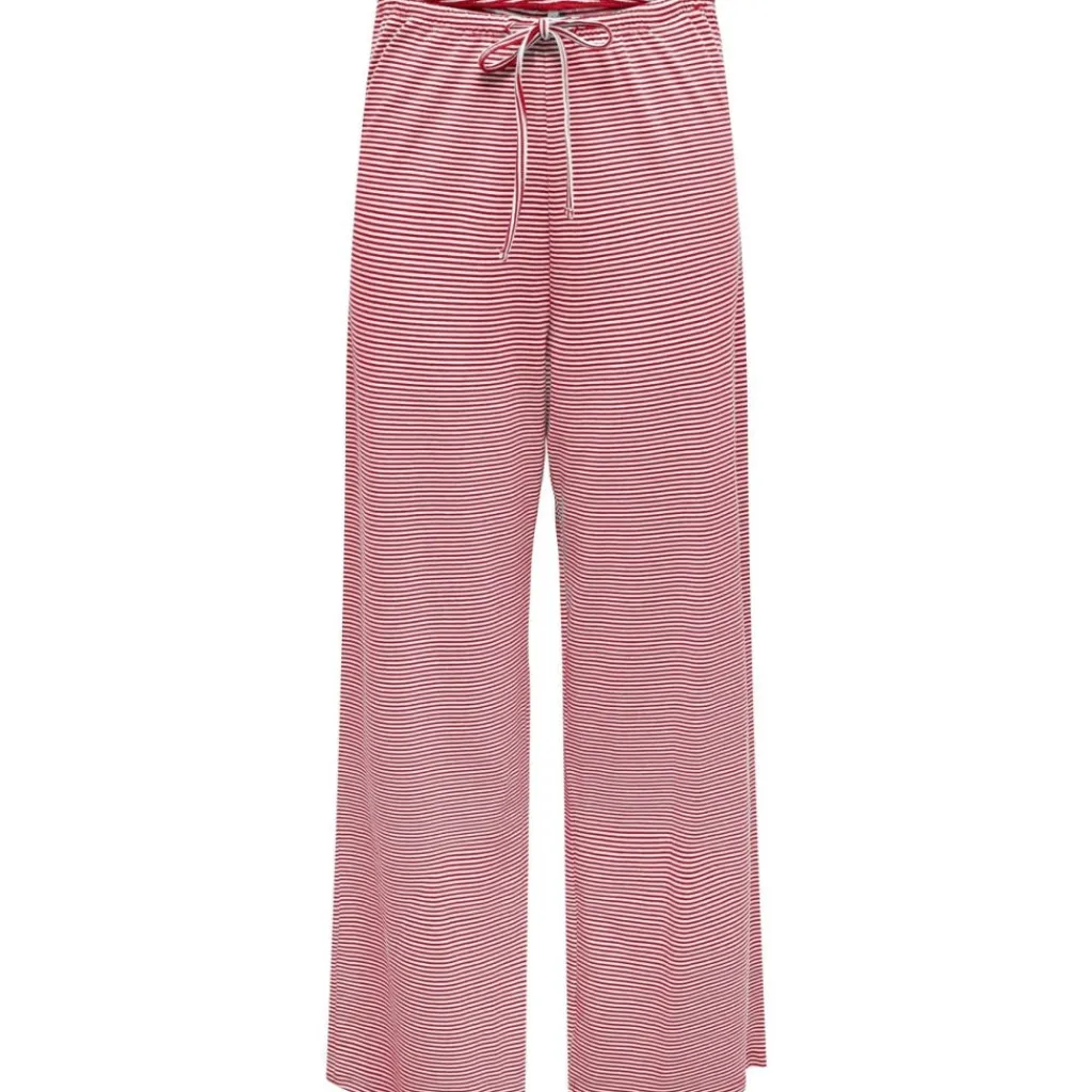 ONLY dame bukser ONLKAREN - White Racing red Outlet