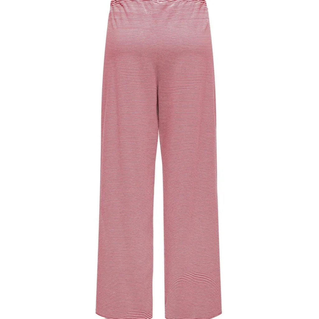 ONLY dame bukser ONLKAREN - White Racing red Outlet