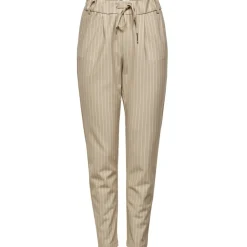 ONLY dame bukser ONLPOPTRASH STRIPE - Humus W. CLOUD DANCER New