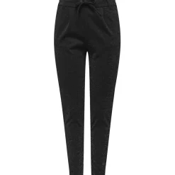 ONLY dame bukser ONLPOPTRASH-ALYA - Black Silver lurex Outlet