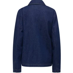 ONLY dame jakke ONLELLIS - Dark Blue Denim Outlet