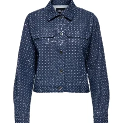 ONLY DAME JAKKE ONLEVITA - Dark Blue Denim New