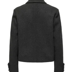 ONLY dame jakke ONLFREJA - Dark grey melange
