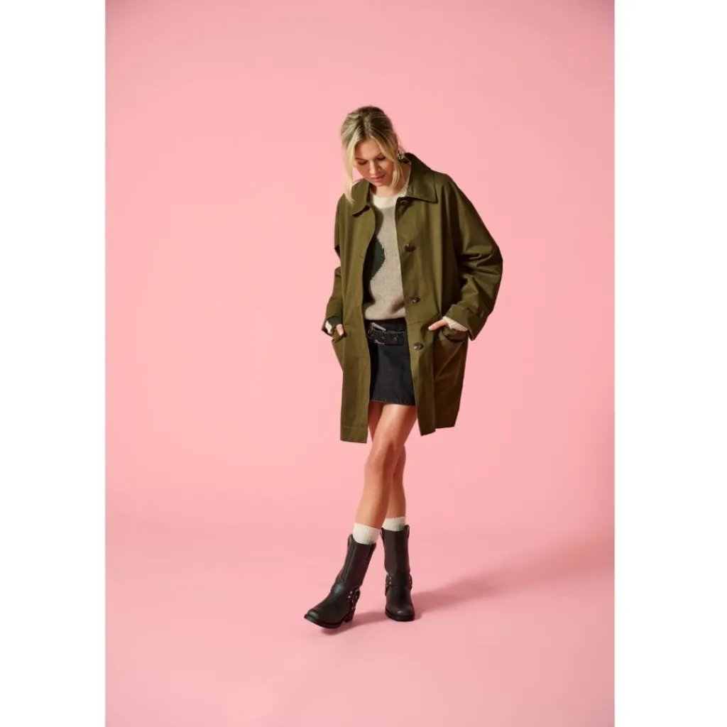 ONLY dame Jakke ONLKAVANA - Dark Olive Discount