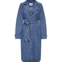 ONLY dame jakke ONLMALOU - Medium blue denim Sale