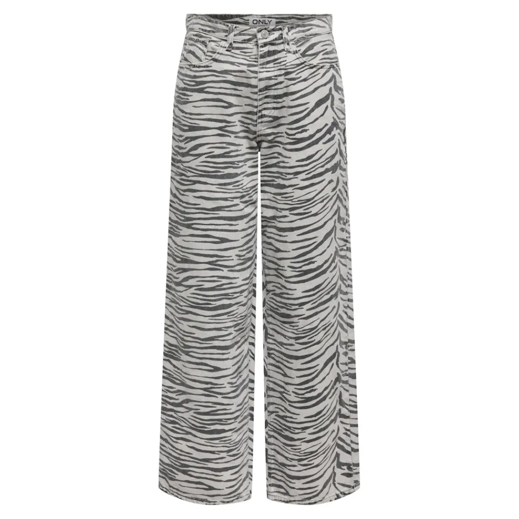ONLY dame jeans ONLHOPE - Light Grey Denim ZEBRA