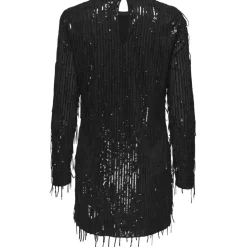 ONLY dame kjole ONLANIKA - Black Black sequins Discount