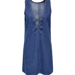 ONLY dame kjole ONLANNIE - Medium blue denim Online