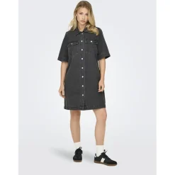 ONLY dame kjole ONLBELLE - Washed Black Outlet