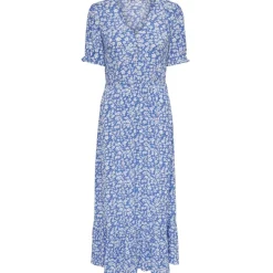 ONLY dame kjole ONLCHANTI - Marina WHITE FLOWER Discount