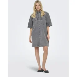 ONLY dame kjole ONLSOPHIE - Medium Grey Denim Sale