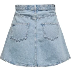 ONLY dame nederdel ONLEDEN - Light Blue Denim