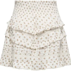 ONLY DAME NEDERDEL ONLJASMIN - Cloud Dancer flower