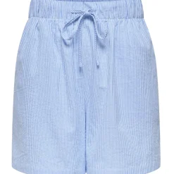 ONLY dame shorts ONLAUGUSTA - Cloud Dancer BLUE STRIPES Clearance