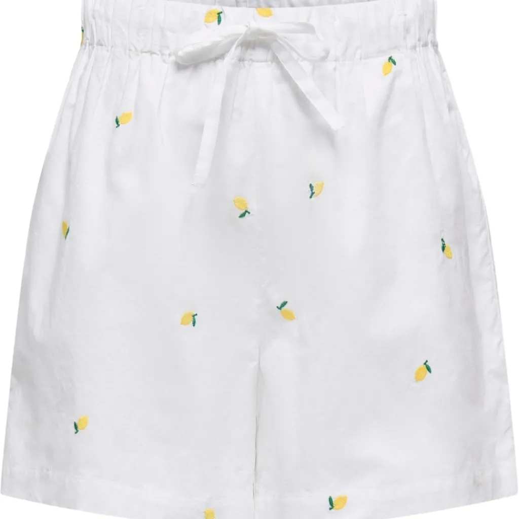 ONLY dame shorts ONLGRACE - Bright White Lemon Best