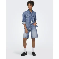 ONLY dame shorts ONLMATE - Medium blue denim Best