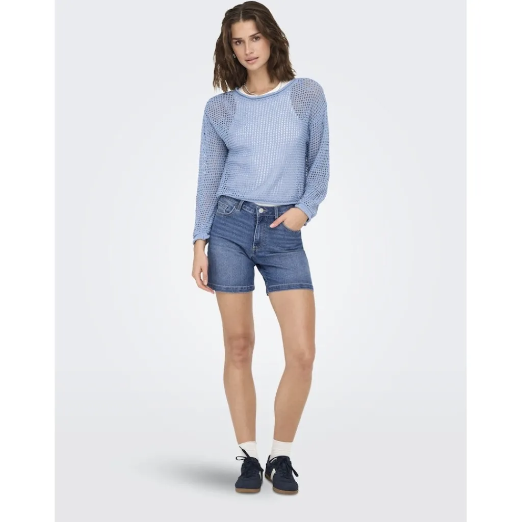 ONLY dame shorts ONLMIA - Light Blue Denim Online