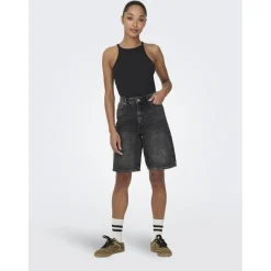 ONLY dame shorts ONLSONNY - Washed Black Clearance