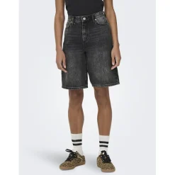 ONLY dame shorts ONLSONNY - Washed Black Clearance