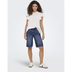 ONLY dame shorts ONLSONNY - Dark Blue Denim Outlet