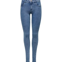 ONLY dame skinny jeans ONLRAIN - Medium blue denim Clearance