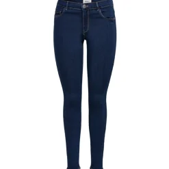 ONLY dame skinny jeans ONLRAIN - Dark Blue Denim