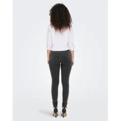ONLY dame skinny jeans ONLRAIN - Dark Grey Denim Clearance