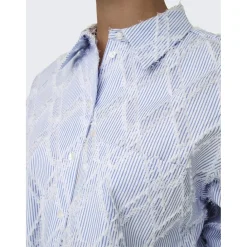 ONLY dame skjorte ONLBENI - Bright White EBB AND FLOW Sale