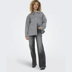 ONLY Dame Skjorte ONLEMMIE - Medium Grey Denim Online