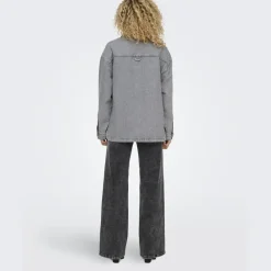 ONLY Dame Skjorte ONLEMMIE - Medium Grey Denim Online