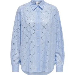 ONLY dame skjorte ONLJULIE - Bright White MEDIUM BLUE Discount