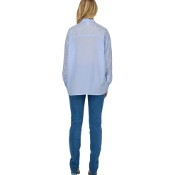 ONLY dame skjorte ONLJULIE - Bright White MEDIUM BLUE Discount