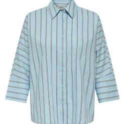 ONLY DAME SKJORTE ONLNANCY - Cashmere Blue Stripes Best