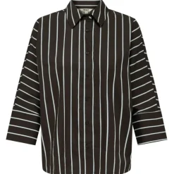 ONLY DAME SKJORTE ONLNANCY - Chocolate Torte Stripes Online