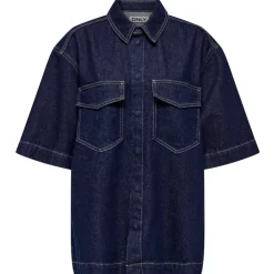 ONLY dame skjorte ONLSOPHIE - Dark Blue Denim Rinse Clearance