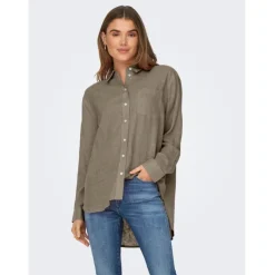 ONLY dame skjorte ONLTOKYO - Brindle Hot