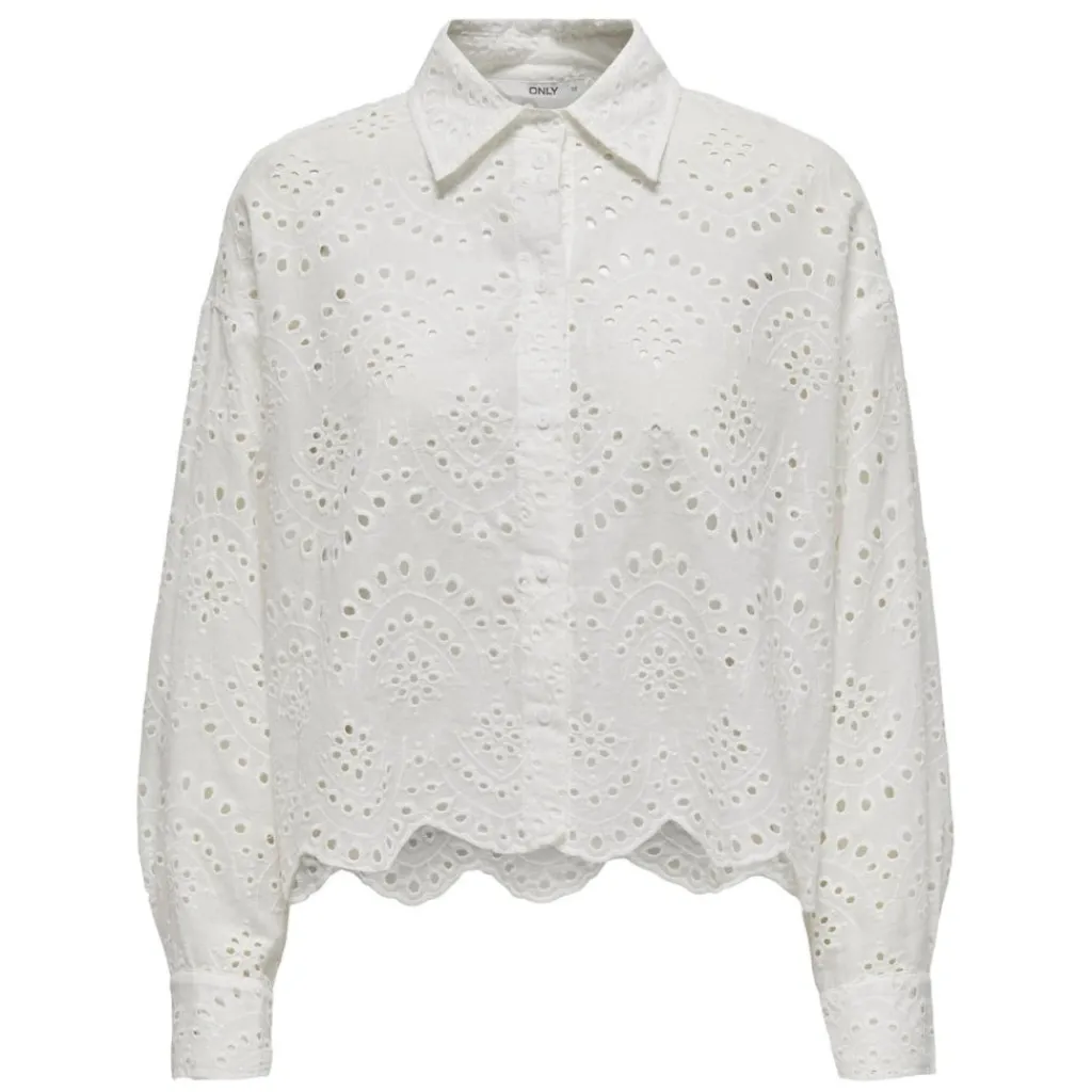 ONLY dame skjorte ONLVALAIS - Cloud Dancer New