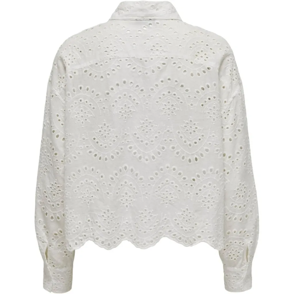 ONLY dame skjorte ONLVALAIS - Cloud Dancer New