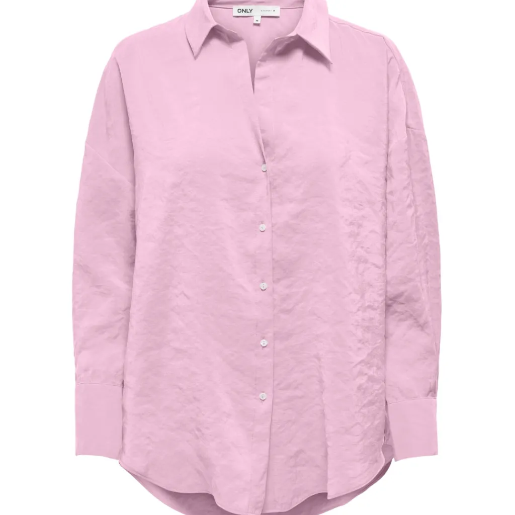 ONLY DAME SKJORTE ONLZAZIMA - Pink Lady Outlet