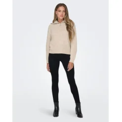 ONLY dame strik ONLBAKER - Cloud Dancer MELANGE Discount