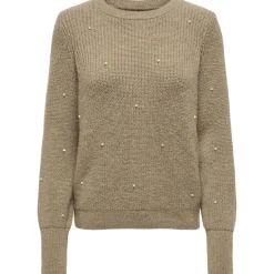 ONLY dame strik ONLCAROLIA - Weathered Teak Melange/White Pearl Best