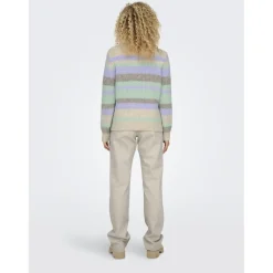 ONLY dame strik ONLMAGGIE - Birch Picante/Aqua Sky/Pastel Lilac Online