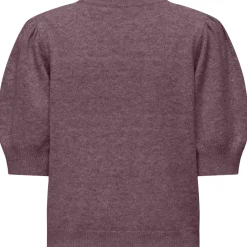 ONLY dame strik ONLRICA - Rose Brown Melange