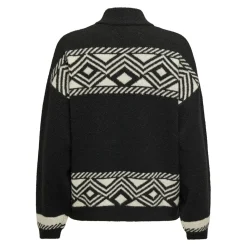 ONLY dame strik ONLVICTORIA - Black PUMICE STONE JACQUARD New