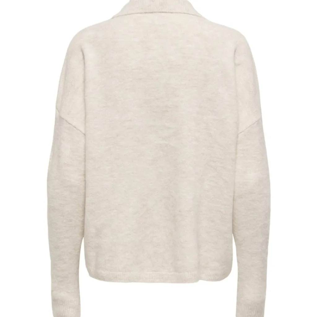 ONLY Dame Strik Polo ONLTALIO - Whitecap Gray Detail:Melange/DTM Horn Button Online