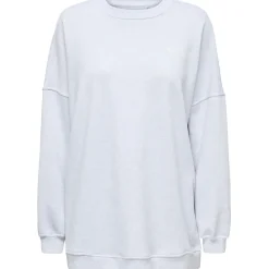 ONLY dame sweatshirt ONLDAZE - Light Grey Melange New york Online