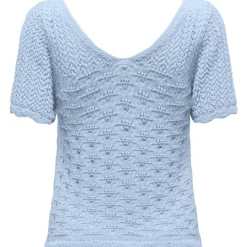 ONLY dame top ONLBECCA - Cashmere Blue Clearance