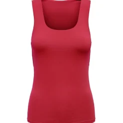 ONLY dame top ONLEA - Racing Red Sale